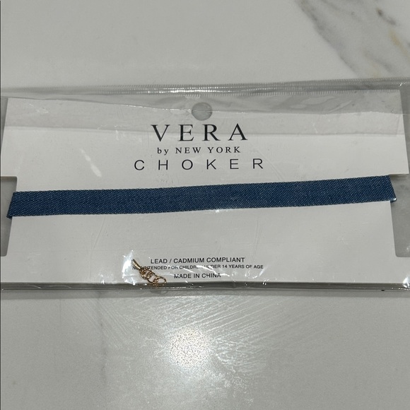 Blue Choker Necklace - Picture 1 of 5